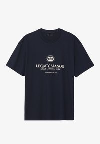 Print T-shirt - dark blue