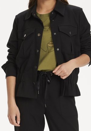 Jeansjacke - mottled black