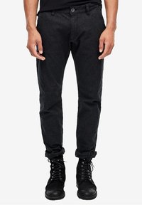 QS Kalhoty - mottled black