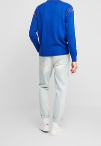 Jack & Jones Stickad tröja - blue