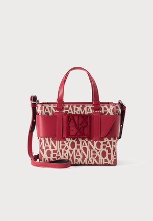 Armani Exchange, SUSY - Дамска чанта - red/off-white