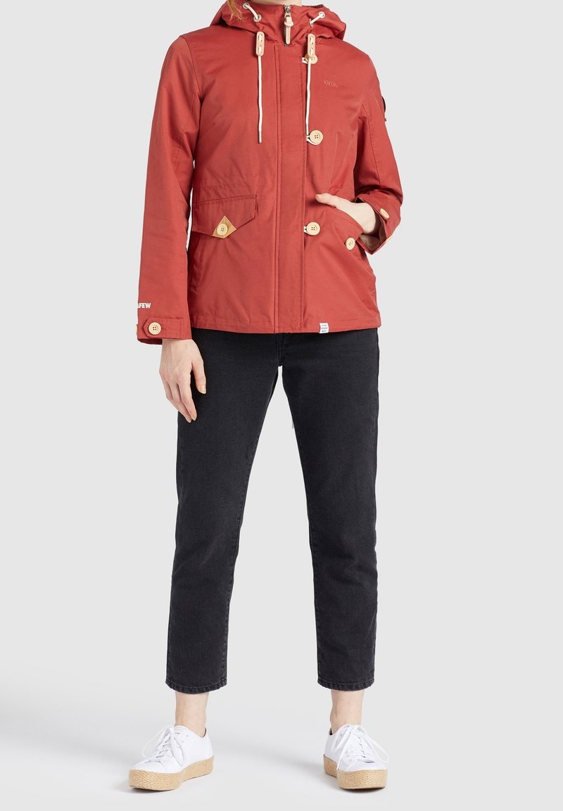 khujo Outdoorjacka - red