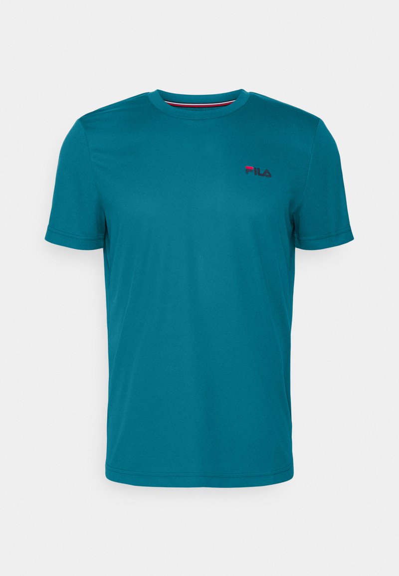 Herren Shirts | Fila LOGO SMALL T-Shirt basic blue coral/blau - ZZ13137 Herren Shirts | Fila LOGO SMALL T-Shirt basic blue coral/blau - ZZ13137