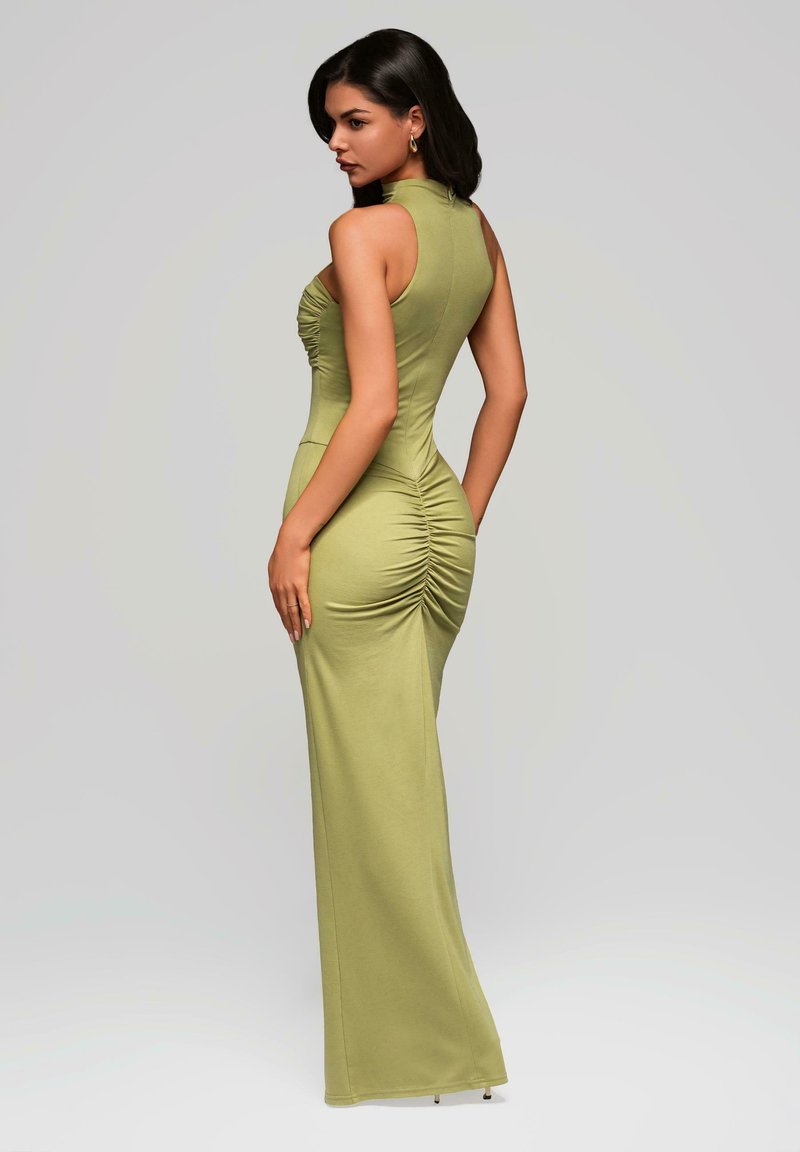 Ombre LEONIE - Jersey dress - lime/light green - Zalando