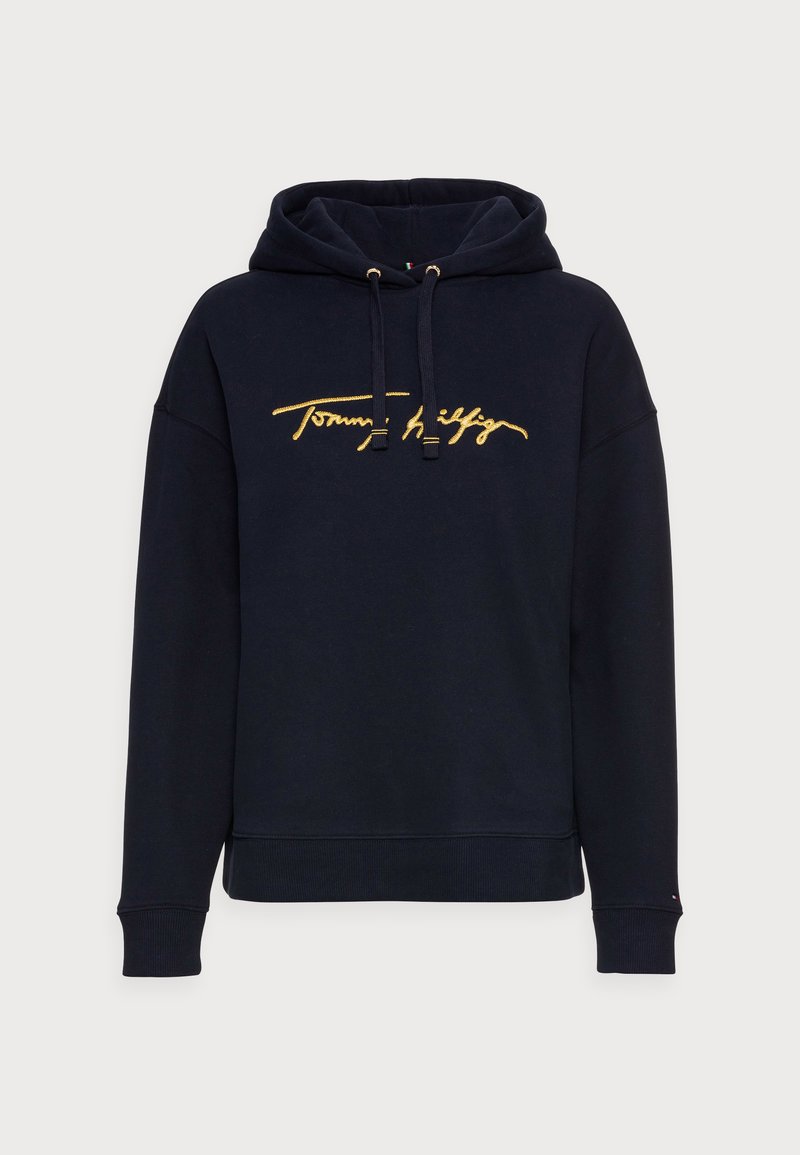 Tommy hilfiger hoodie gold Clearance