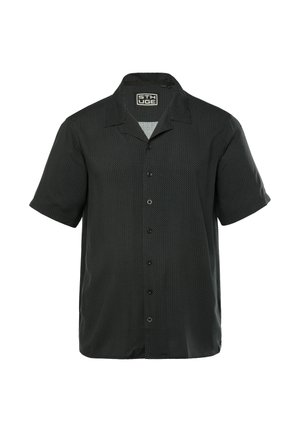 STHUGE, SHIRT, SHORT SLEEVE, CUBA COLLAR, ALL-OVER PRINT, BOXY FIT, UP TO 8 XL - Camisa - black
