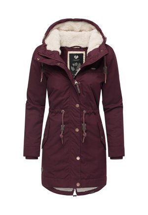 YM CANNY - Zimný kabát - wine red