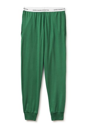 United Colors of Benetton TROUSERS WITH LOGO ELASTIC. - Pantaloni sportivi - green