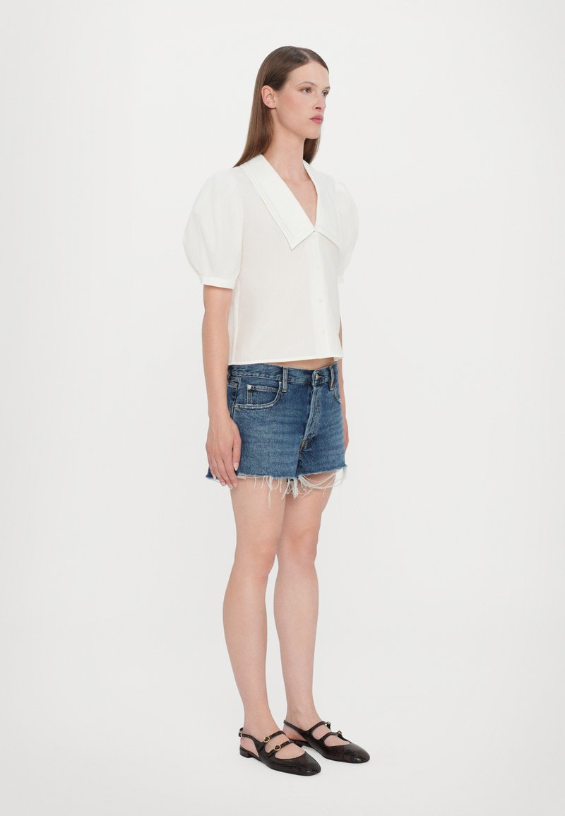 FRAME THE HANG - Jeans Shorts - dark blue