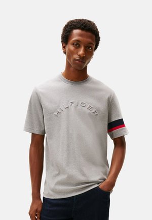 RWB INSERT TEE - Camiseta estampada - medium grey heather