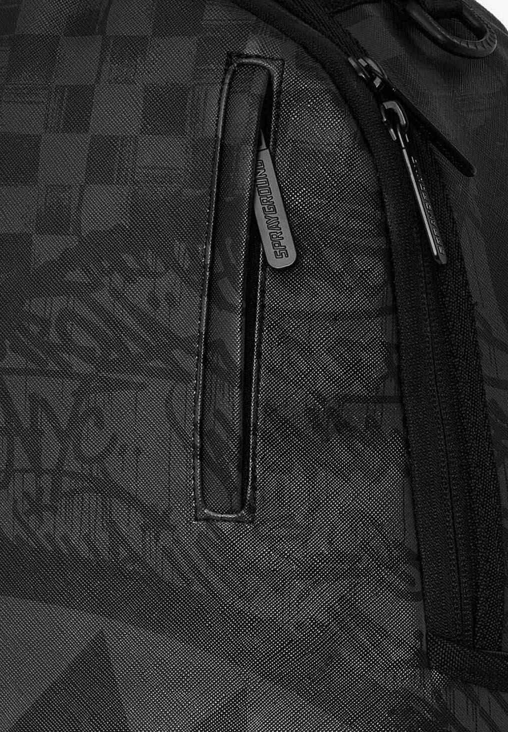 Zainetto Sprayground Cream And Brown Tear Check Savage Marrone Unisex