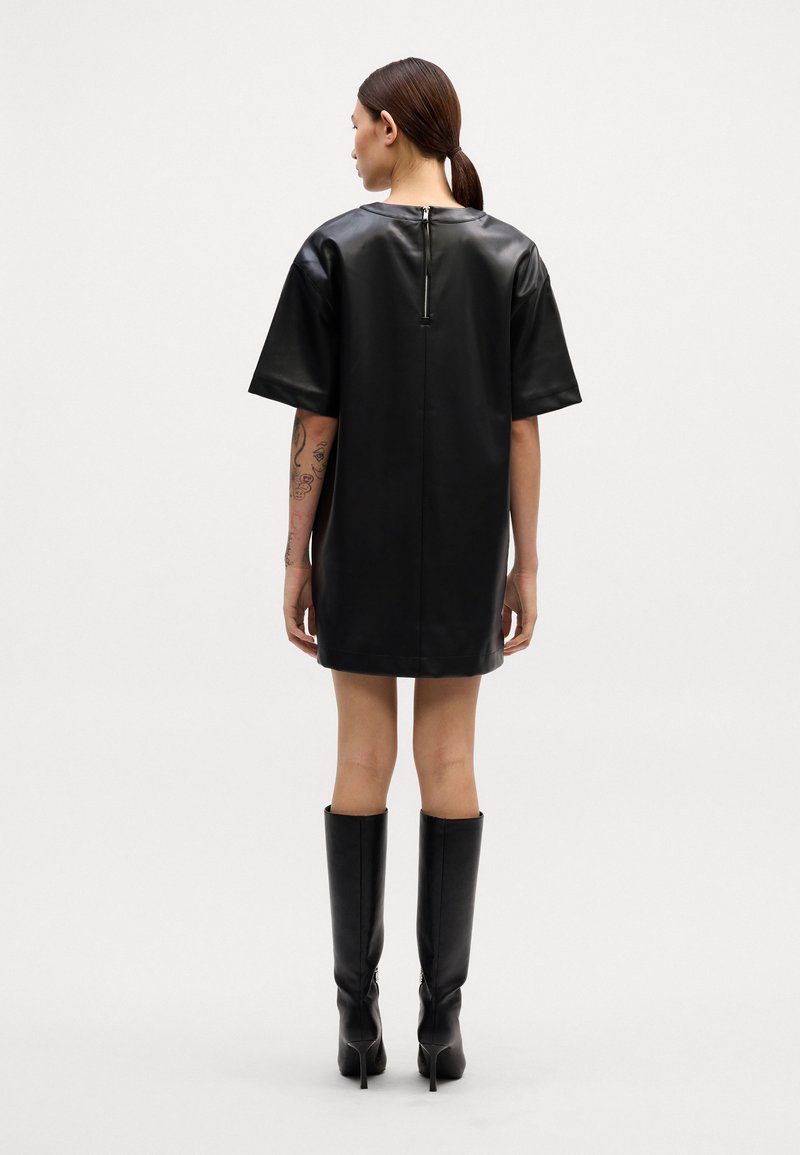 Calvin Klein Jeans T SHIRT MINI DRESS - Day dress - black - Zalando Calvin Klein Jeans T SHIRT MINI DRESS - Day dress - black - Zalando