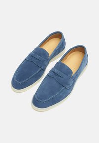 Scarosso LUCIANA SAND SUEDE - Mokasinke - steel - suede