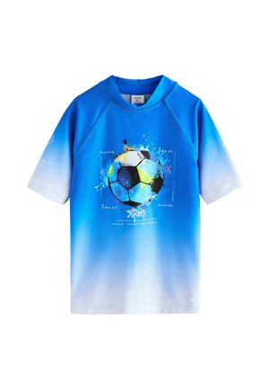 SHORT SLEEVE FIT - Vandens sportiniai marškinėliai - blue football