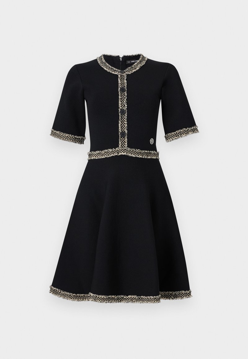 Karl Lagerfeld Gebreide jurk zwart