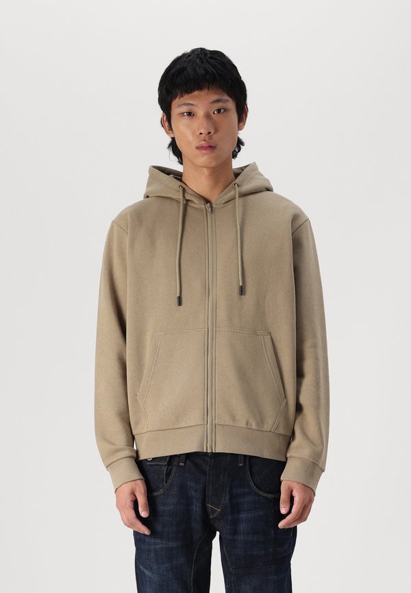 JJEBRADLEY ZIP HOOD - Zip-up sweatshirt - coriander