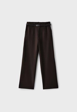 Stradivarius, FLOWING SMART  - Stoffhose - dark brown