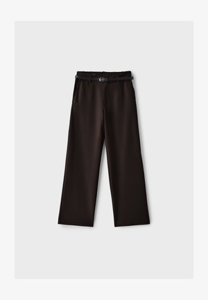 Stradivarius, FLOWING SMART - Stoffhose - dark brown