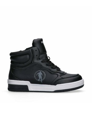 SNEAKERS IN CON LOGO LATERALE - Sneakers alte - nero