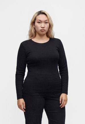 ONLY Carmakoma, CARRILEY O NECK - Langarmshirt - black