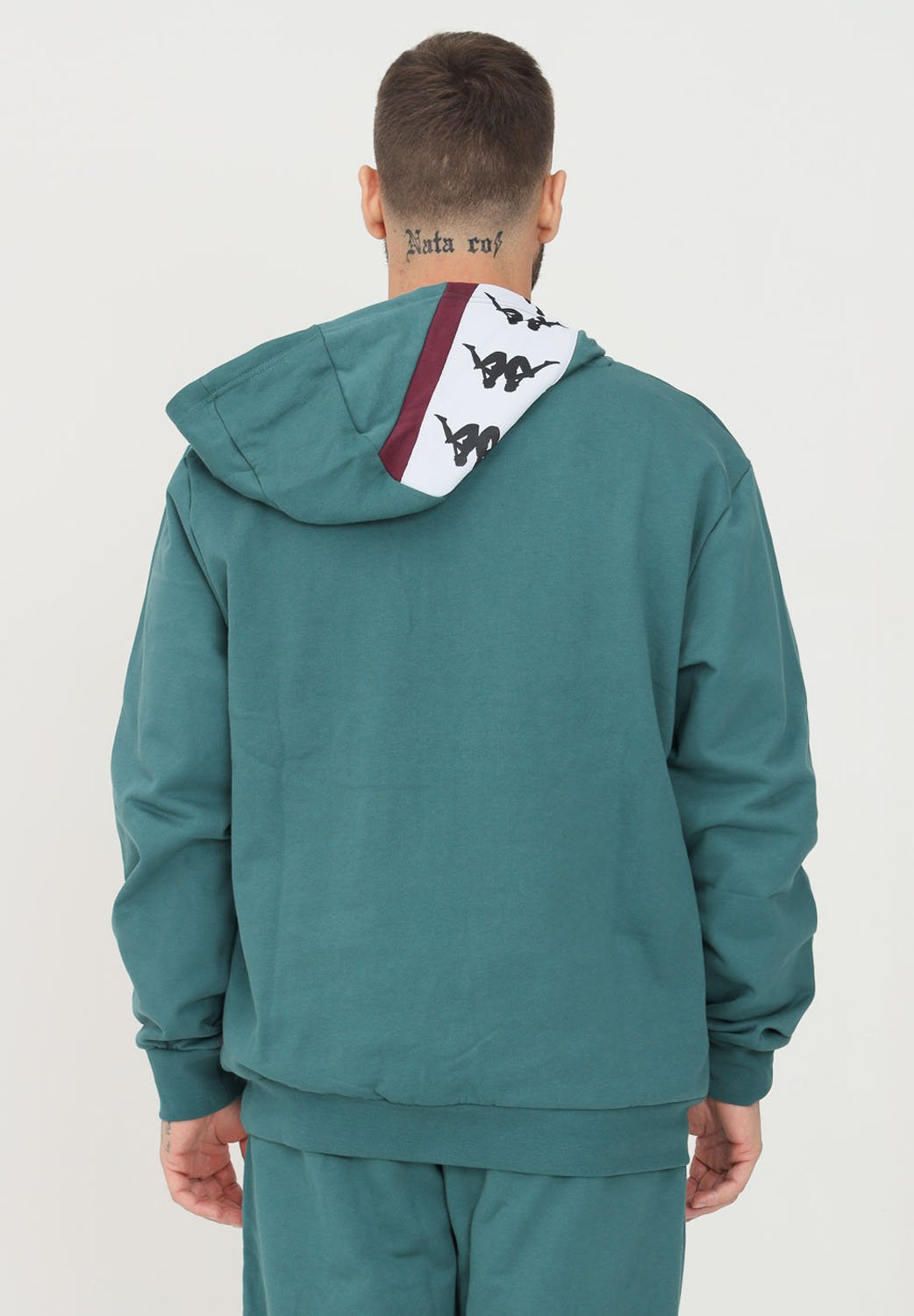 Kappa Felpa con cappuccio - green mineral violet/grigio - Zalando.it