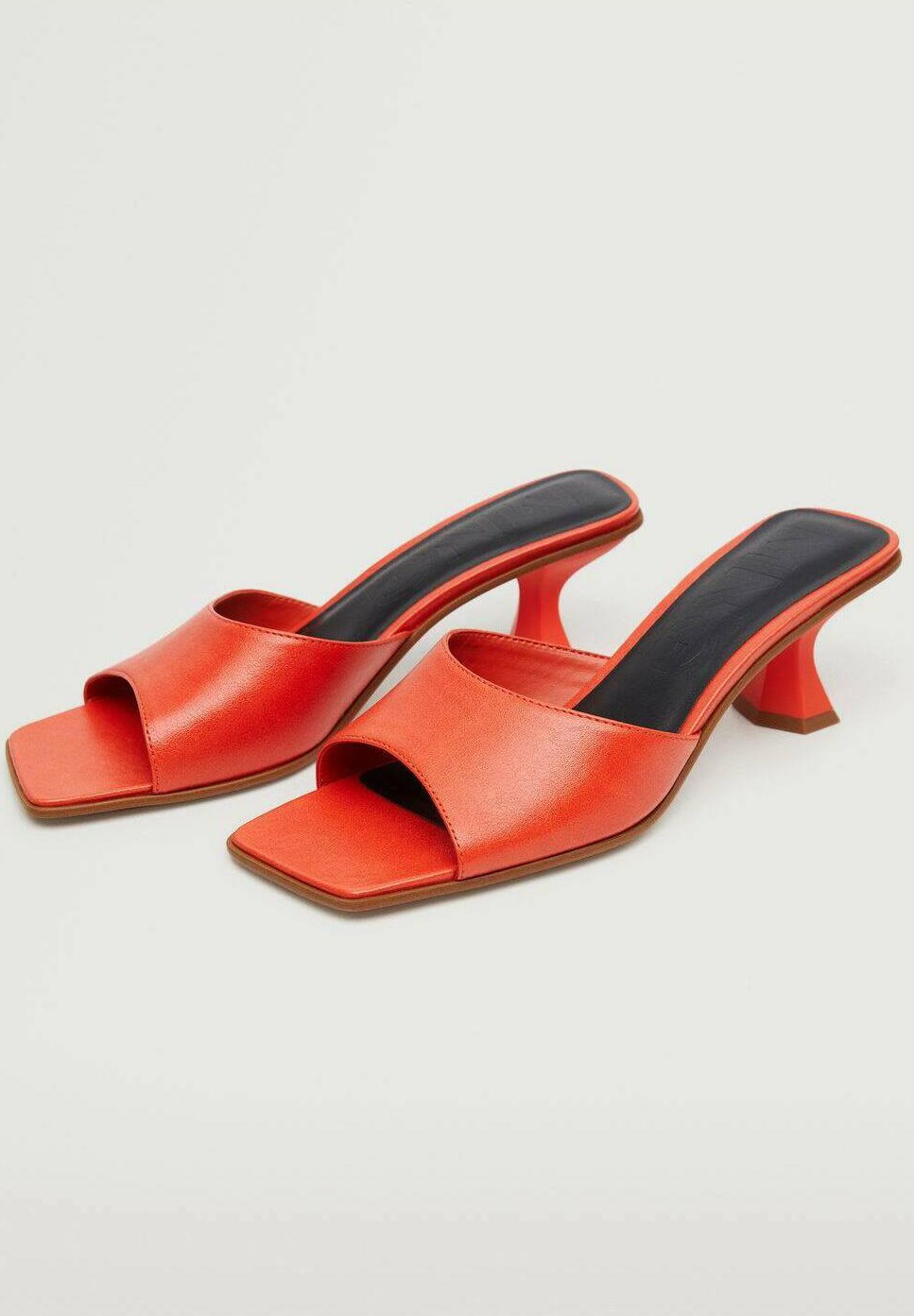 Mango PELE - Muiltjes met hak - oranje - Zalando.nl
