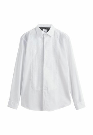 SLIM FIT - OCCASION PLEATED BIB DOUBLE CUFF - Košeľa - white
