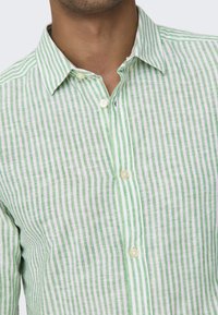 Only & Sons ONSCAIDEN STRIPE SHIRT - Majica - greenbriar