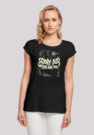 SCOOBY DOO SCARY CASTLE - Print T-shirt - black