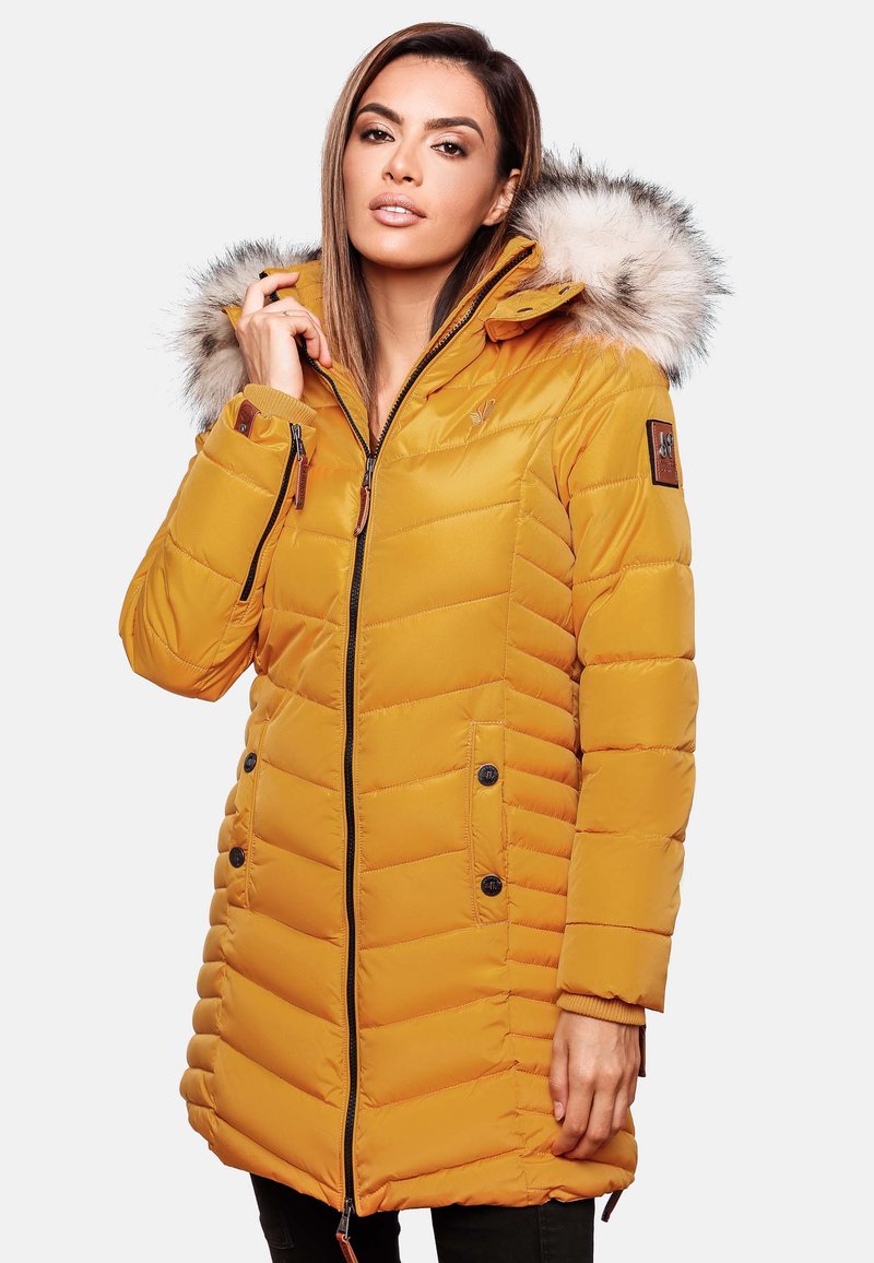 Wintermantel Gelb