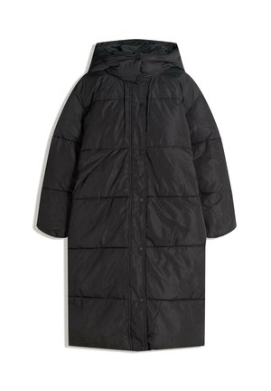 HOODED - PUFFER - Manteau d'hiver - black