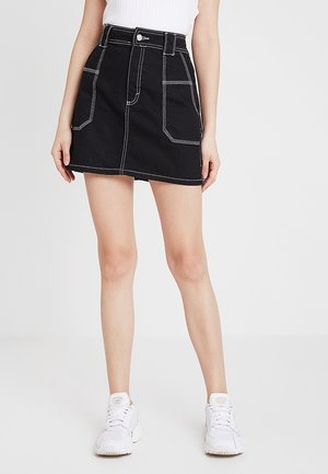 Jupe en jean - black
