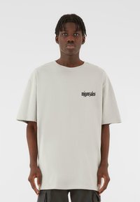 MJ Gonzales HEAVY OVERSIZED - FROSTED WINGS - Print T-shirt - lightasphalt
