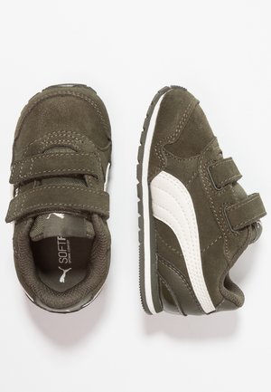 Puma ST RUNNER - Sneakers basse - forest night/whisper white