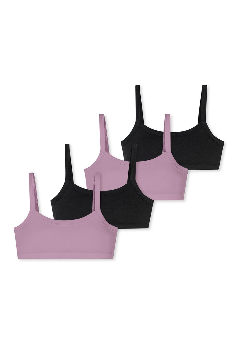 Schiesser 4-PACK FRESH VIBE - Bustier - schwarz malve