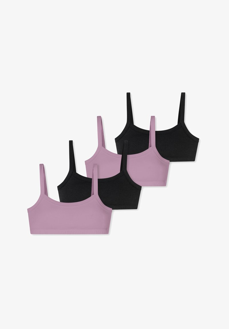 Schiesser 4-PACK FRESH VIBE - Bustier - schwarz malve