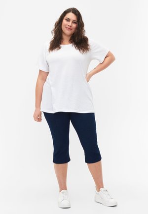 FLASH - HOCH TAILLIERTE  - Shorts di jeans - blue denim
