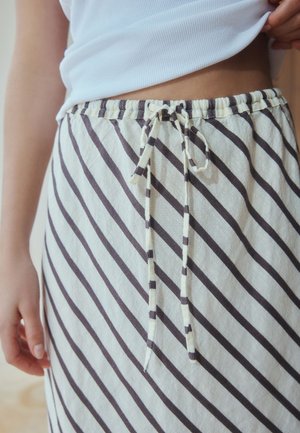 Next, REGULAR FIT - SUMMER COLUMN  - Jupe trapèze - chocolate brown