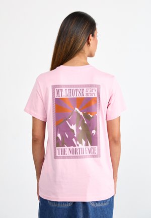 MOUNTAIN PEAK FRAME - T-shirts med print - midnight mauve