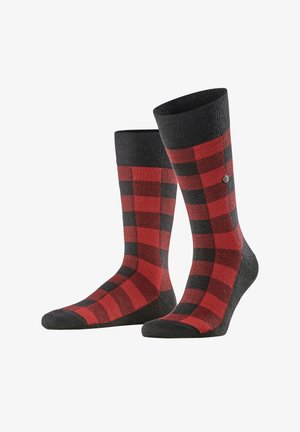 Burlington Buffalo Check - Socken - black