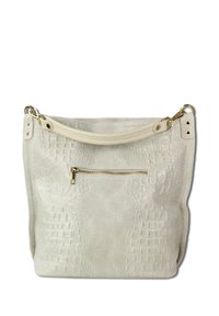 DrachenLeder KROKO-PRÄGUNG - Shopper - beige