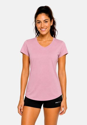 ONLY Play, ONLY PLAY T-SHIRT FONT KURZARMSHIRT - Sports T-shirt - rosa