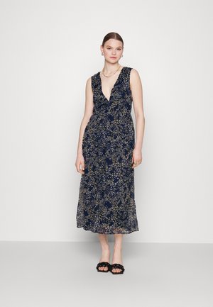 Vero Moda VMDORA KAYA DRESS - Φόρεμα ημέρας - navy blazer aop:dora