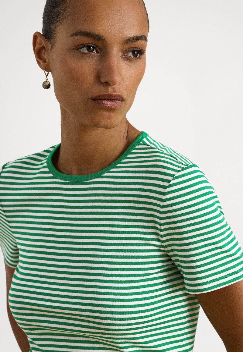 Koton Maglietta a Maniche Corte in Cotone con Stampa T-Shirt, Bianco spento (001), S Donna