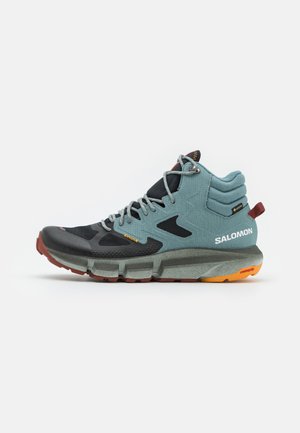 PREDICT HIKE MID GTX - Hiking shoes - black/trooper/blazing orange