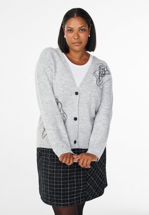 Adīta jaka - light grey melange
