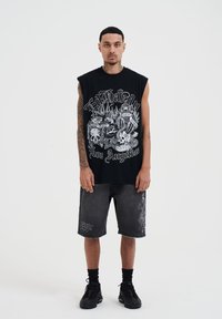 Ed Hardy DON ED MONTAGE SLEEVELESS - Top - black