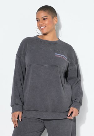 Sweatshirt - mottled anthracite