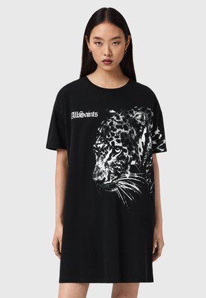 Vestito di maglina - black