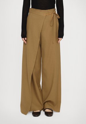 PANTS - Átlapolós szoknya - tobacco